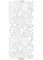 Starform Deco Stickers - 3D Candles - Transparent Glitter Silver